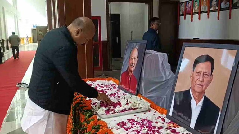 उत्तराखंड विधानसभा सत्र 2026: भराड़ीसैंण में सदन की कार्यवाही शुरू, खंडूड़ी और हीरा सिंह बिष्ट को श्रद्धांजलि, बाहर विपक्ष का हंगामा
